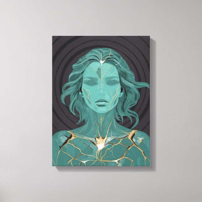 Restored II B – Healing and Balance Art Canvas Print (Front)