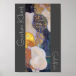Restored Klimt Goldfish Art Nouveau Painting Poster<br><div class="desc">Goldfish is a beautiful art nouveau style painting by Gustav Klimt from 1902. The use of animals throughout Klimt's work remains a common theme. The gold fish swimming with the woman illustrates an allegory for the beautiful of nature, illustrating how humans and animals are together in a single form. Artful...</div>