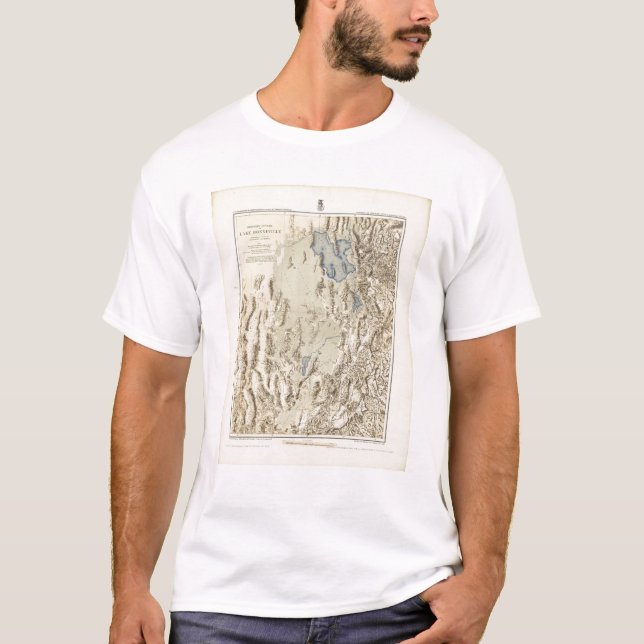 Restored Outline of Lake Bonneville T-Shirt (Front)
