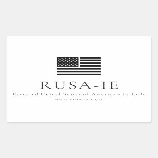 Restored United States of America-In Exile Sticker