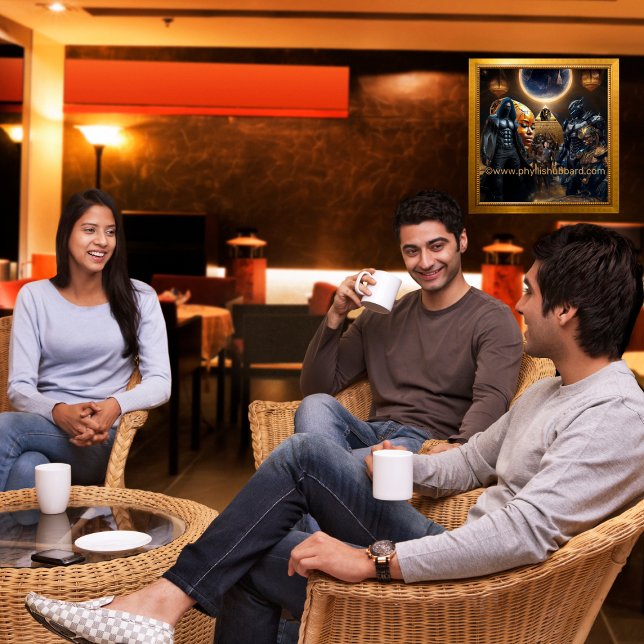 Restoring The Dignity Of Our Ancestors Poster Giant Coffee Mug (Get the full collection at: https://bit.ly/BlackFutureZazzle)