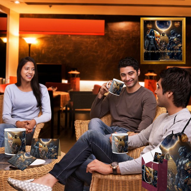 Restoring The Dignity Of Our Ancestors Poster Wrapping Paper Sheets (Get the full collection at: https://bit.ly/BlackFutureZazzle)