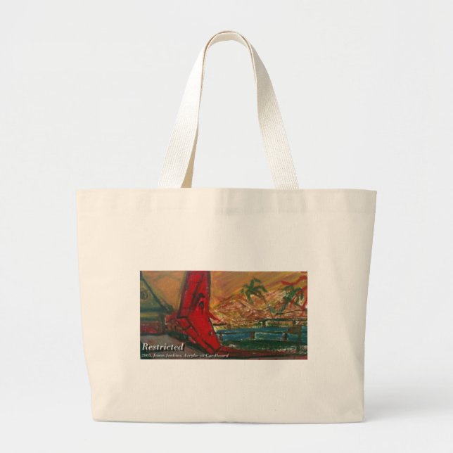 restricted large tote bag (Front)
