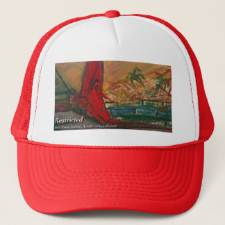 restricted trucker hat
