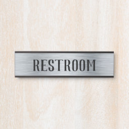 Elegant Bathroom Door Name Plate: Perfect Room Identification with Style