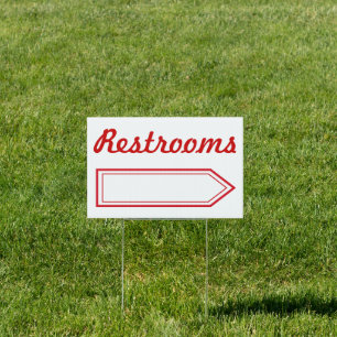 Restroom Sign