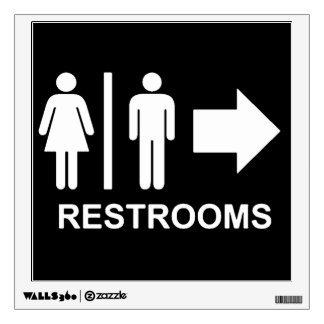 Bathroom Sign Decal bathroom wall decals & wall stickers | zazzle Bathroom Sign Decal bathroom wall decals & wall stickers | zazzle