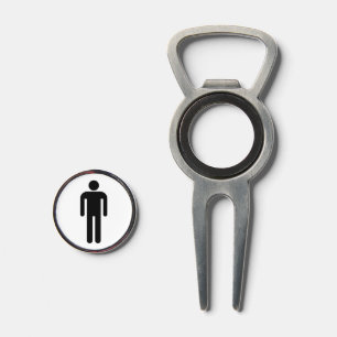 Restroom Sign Gentlemen Divot Tool