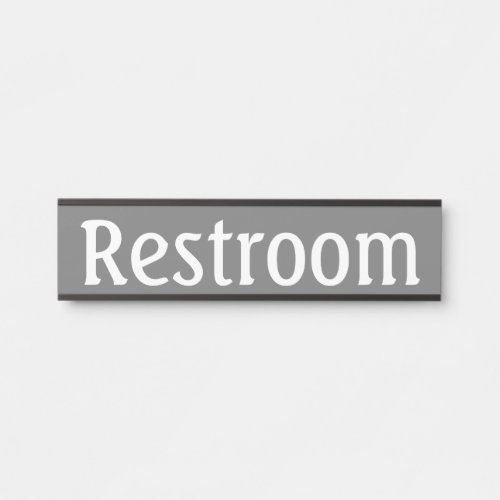 Restroom Sign Hanging Door Signs Name Plate