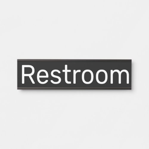 Restroom Sign Hanging Door Signs Name Plate