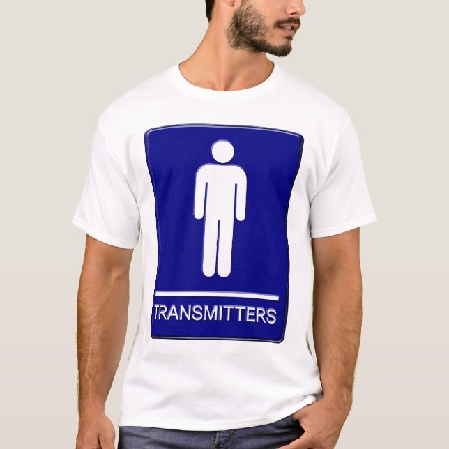 Restroom Signs - MEN T-Shirt (Front)