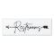 Restrooms direction sign, party arrow sign