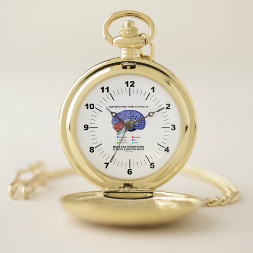 Restructure Your Thoughts Make Connections Brain Pocket Watch