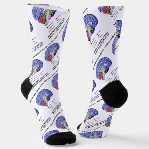 Restructure Your Thoughts Make Connections Brain Socks