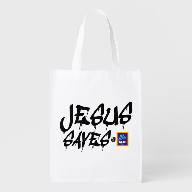 Resuable Aldi Grocery Bag (Front)