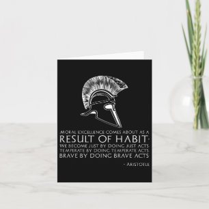 Result Of Habit - Ancient Greek Philosophy - Arist Card