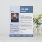 Resume CV Template (Standing Front)