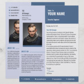Resume CV Template (Front/Back)