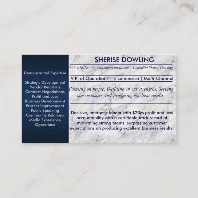 Résumé networking cards (Front)