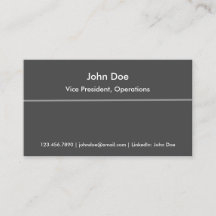 Résumé networking cards Black Gray Line