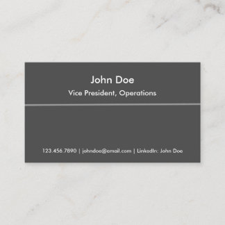 Résumé networking cards Black Gray Line