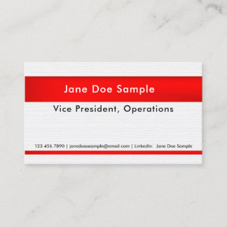 Résumé networking cards Red and White