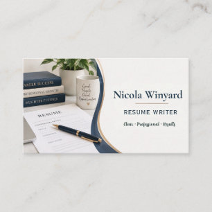Resume Writer Professional Career Design Business Card