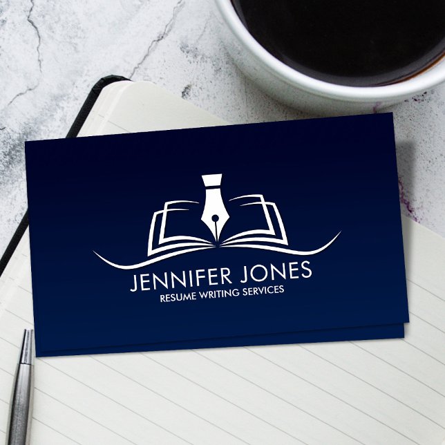 Resume Writing Services Professional Business Card (Creator Uploaded)