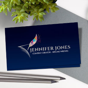 Resume Writing Services Professional Business Card
