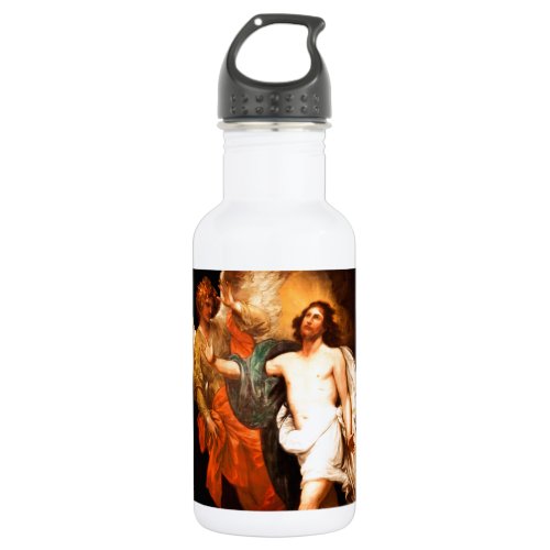 Resurrected Christ Gazing Upward Water Bottle