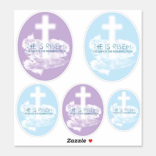 Resurrection HE IS RISEN Christian Easter Sticker