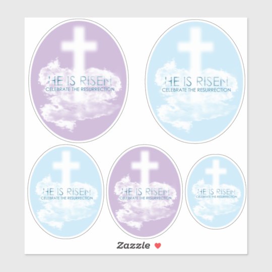Resurrection HE IS RISEN Christian Easter Sticker