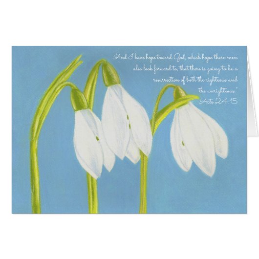 Resurrection Hope Scripture Cards (Front Horizontal)