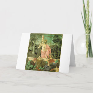 Resurrection Jesus Letterpress Thank You Card