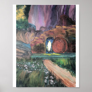 Resurrection Morning Acrylic Original Art Poster