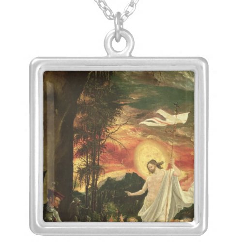 Resurrection of Christ 1518 Silver Plated Necklace