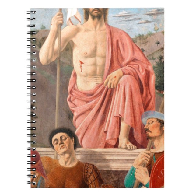Resurrection Of Christ By Piero della Francesca Notebook (Front)