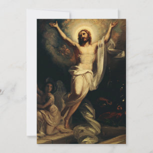 Resurrection of Christ by Robert Wilhelm Ekman Holiday Card