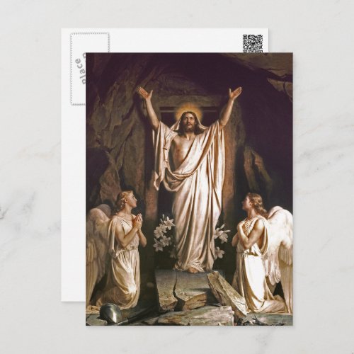 Resurrection of Christ Fine Art Easter Postcards