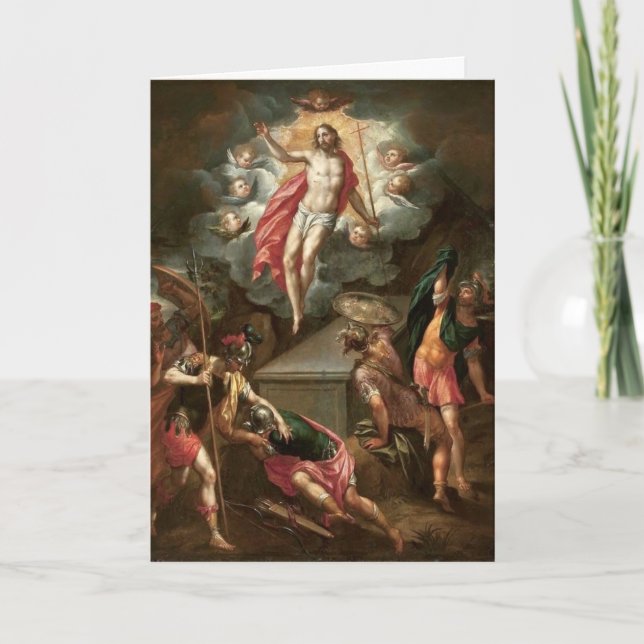 Resurrection of Christ Greeting Card, Easter Card (Front)