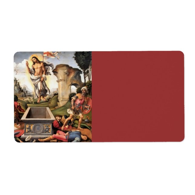 Resurrection of Christ Label (Front)