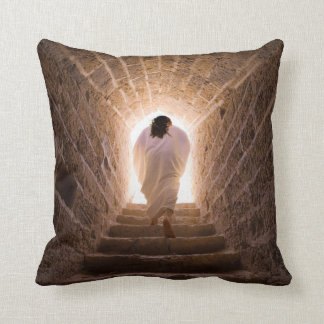 Resurrection of Jesus Chist Throw Pillow