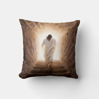 Resurrection of Jesus Chist Throw Pillow