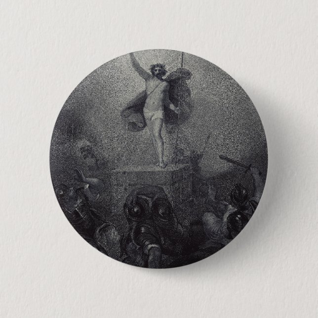 Resurrection of Jesus Christ Button (Front)