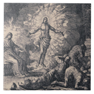 Resurrection of Jesus Christ by Jan Luyken Ceramic Tile
