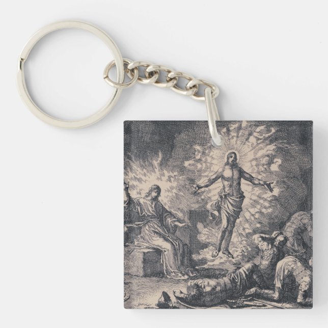 Resurrection of Jesus Christ by Jan Luyken Keychain (Front)