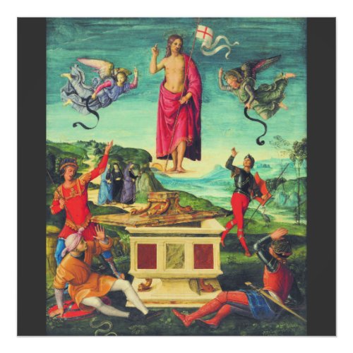 Resurrection of Jesus Christ by Raphael Photo Print