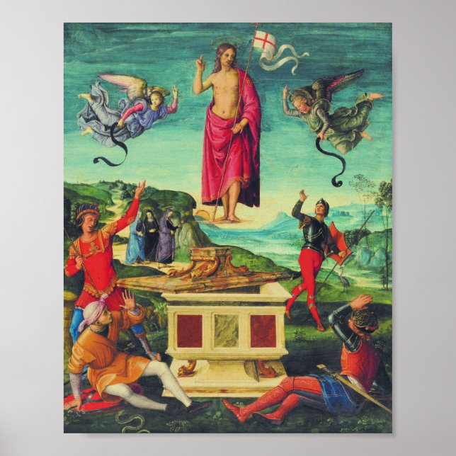 Resurrection of Jesus Christ by Raphael Poster (Front)
