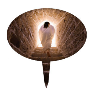 Resurrection of Jesus Christ Cake Topper