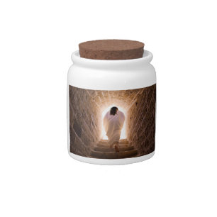 Resurrection of Jesus Christ Candy Jar